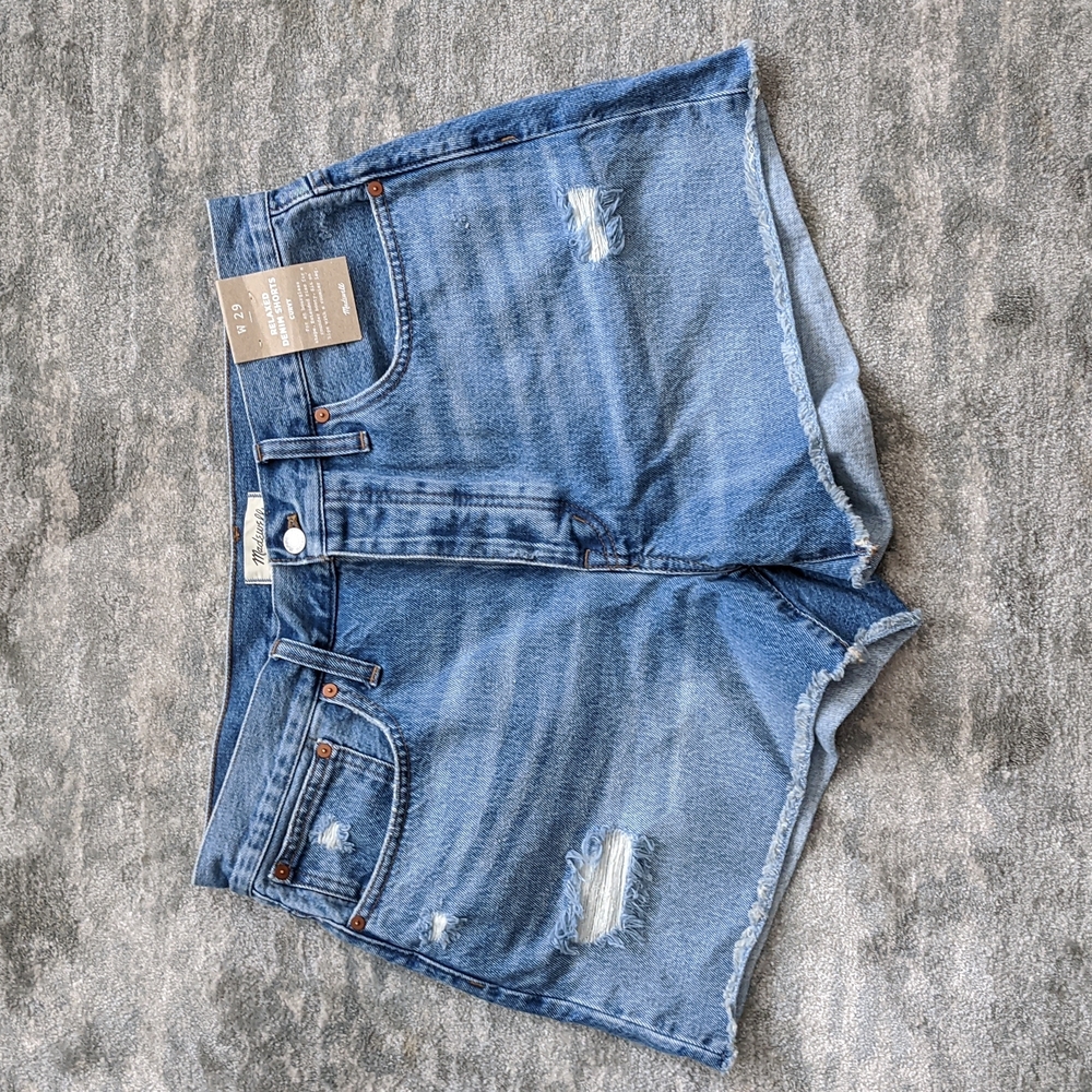 Madewell | Relaxed Denim Shorts, Curvy Fit | size 29